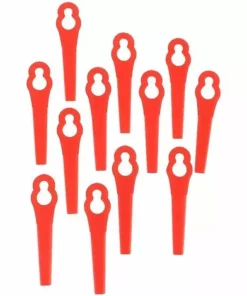 BAICCCF Accessoire Pour Débroussailleuse 100pcs Lame En Plastique 1500mah Coupe-herbe Sans Fil Jardin -Débroussailleuse Soldes Magasin 65669602 3