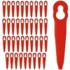 BAICCCF Accessoire Pour Débroussailleuse 40 Pièces Accessoires De Lames En Plastique De Rechange Compatibles Avec Stihl Polycut 2-2 -Débroussailleuse Soldes Magasin 65669614 1