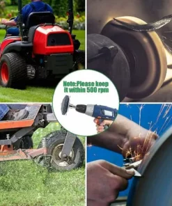 BAICCCF Accessoire Pour Débroussailleuse Affûteur De Lame De Tondeuse à Gazon Avec Déflecteur En Métal, Universel 9 BAICCCF Accessoire Pour Débroussailleuse Affûteur De Lame De Tondeuse à Gazon Avec Déflecteur En Métal, Universel -Débroussailleuse Soldes Magasin 65669654 4