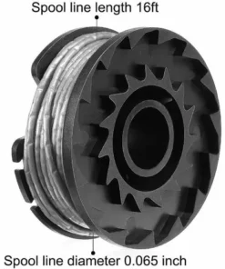 BAICCCF Accessoire Pour Débroussailleuse Bobine De Débroussailleuse Compatible Bosch Easygrasscut 23, 26 (1 Bobine + 1 Capuchon) -Débroussailleuse Soldes Magasin 65669666 3