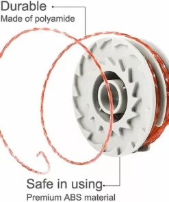 BAICCCF Accessoire Pour Débroussailleuse Lot De 4 Bobines De Débroussailleuse Fly021 Compatible Avec Les Débroussailleuses Sans Fil Flymo. 9 BAICCCF Accessoire Pour Débroussailleuse Lot De 4 Bobines De Débroussailleuse Fly021 Compatible Avec Les Débroussailleuses Sans Fil Flymo. -Débroussailleuse Soldes Magasin 65669696 3