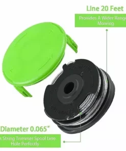BAICCCF Accessoire Pour Débroussailleuse Tondeuse à Double Ligne Weed Eater De 20 Pi 0,065 Po Compatible Avec Les Modèles Greenworks 8 BAICCCF Accessoire Pour Débroussailleuse Tondeuse à Double Ligne Weed Eater De 20 Pi 0,065 Po Compatible Avec Les Modèles Greenworks -Débroussailleuse Soldes Magasin 65669723 2