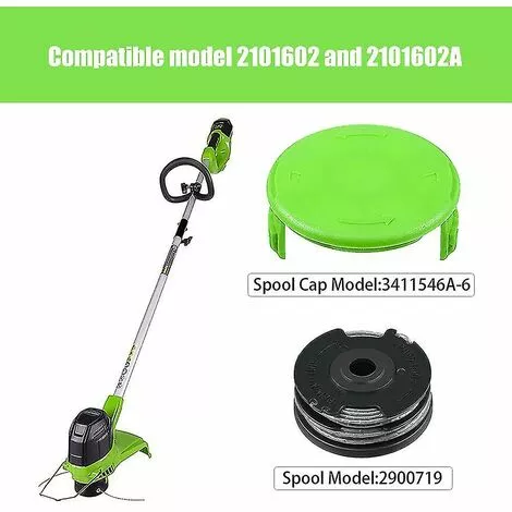 BAICCCF Accessoire Pour Débroussailleuse Tondeuse à Double Ligne Weed Eater De 20 Pi 0,065 Po Compatible Avec Les Modèles Greenworks 6 BAICCCF Accessoire Pour Débroussailleuse Tondeuse à Double Ligne Weed Eater De 20 Pi 0,065 Po Compatible Avec Les Modèles Greenworks – Image 4