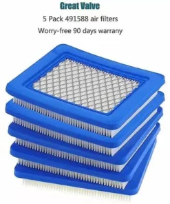 BAICCCF Accessoire Pour Débroussailleuse Lot De 8 Filtres à Air Pour Tondeuse à Gazon Compatibles Avec Briggs & Stratton 491588 10 BAICCCF Accessoire Pour Débroussailleuse Lot De 8 Filtres à Air Pour Tondeuse à Gazon Compatibles Avec Briggs & Stratton 491588 -Débroussailleuse Soldes Magasin 65669746 4