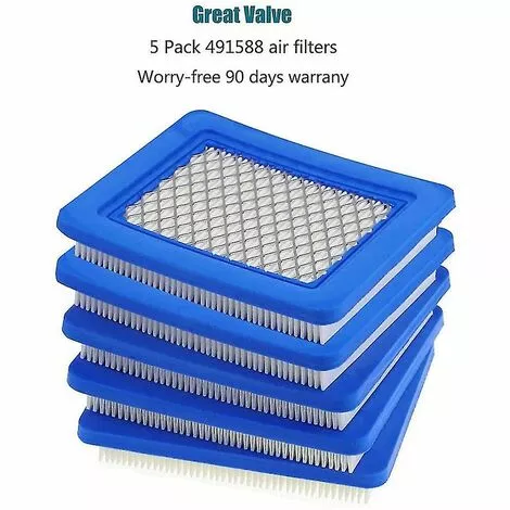 BAICCCF Accessoire Pour Débroussailleuse Lot De 8 Filtres à Air Pour Tondeuse à Gazon Compatibles Avec Briggs & Stratton 491588 6 BAICCCF Accessoire Pour Débroussailleuse Lot De 8 Filtres à Air Pour Tondeuse à Gazon Compatibles Avec Briggs & Stratton 491588 – Image 4