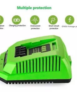 BAICCCF Accessoire Pour Débroussailleuse Chargeur De Batterie Au Lithium 40 V Compatible Avec La Prise EU De Batterie Li-ion Greenworks 40 V 8 BAICCCF Accessoire Pour Débroussailleuse Chargeur De Batterie Au Lithium 40 V Compatible Avec La Prise EU De Batterie Li-ion Greenworks 40 V -Débroussailleuse Soldes Magasin 65669799 3