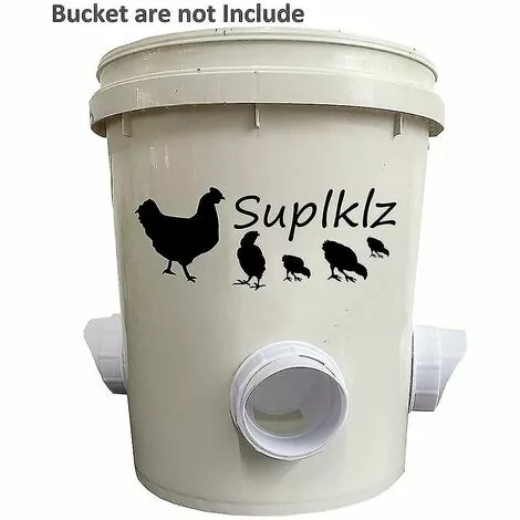 BAICCCF Accessoire Pour Débroussailleuse Kit D'alimentation Par Gravité Pour Port D'alimentation De Poulet Bricolage Compatible Avec Seaux, Bacs, Auges 5 BAICCCF Accessoire Pour Débroussailleuse Kit D'alimentation Par Gravité Pour Port D'alimentation De Poulet Bricolage Compatible Avec Seaux, Bacs, Auges – Image 3