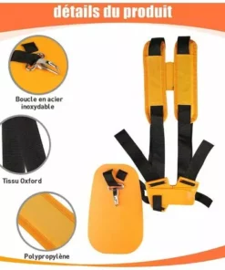 DONTODENT Harnais Double Paule Pour Débroussailleuse (Double Paule) -Débroussailleuse Soldes Magasin 65678799 3