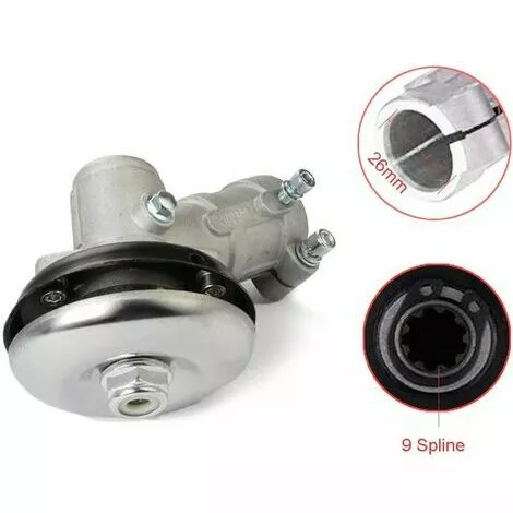 BENOBBY KIDS Renvoi D'angle Debroussailleuse 26mm, Tête D'engrenage Debroussailleuse Universelle Boîte De Vitesse De Tondeuse à Gazon Pour Coupe Herbe/Tronconneuse (26mm, Rond De 9 Dents) Guazhuni 4 BENOBBY KIDS Renvoi D'angle Debroussailleuse 26mm, Tête D'engrenage Debroussailleuse Universelle Boîte De Vitesse De Tondeuse à Gazon Pour Coupe Herbe/Tronconneuse (26mm, Rond De 9 Dents) Guazhuni – Image 2