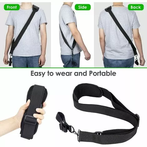 LITZEE 2 Sangles D'épaule Réglables - Harnais Pour Débroussailleuse Pour Tondeuse à Gazon Avec Ceinture En Nylon Durable PourJardinage Pour Débroussailleuse KM, STIHL FS (Noir) 4 LITZEE 2 Sangles D'épaule Réglables - Harnais Pour Débroussailleuse Pour Tondeuse à Gazon Avec Ceinture En Nylon Durable PourJardinage Pour Débroussailleuse KM, STIHL FS (Noir) – Image 2