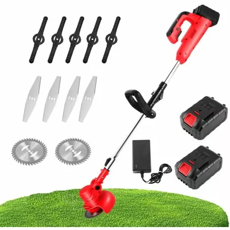 MAGICFOX Débroussailleuse Sans Fil 21V - Coupe Bordures Avec Capot De Protection, 2 Batteries Et Chargeur Pour Jardin, Léger Et Facile 3 MAGICFOX Débroussailleuse Sans Fil 21V - Coupe Bordures Avec Capot De Protection, 2 Batteries Et Chargeur Pour Jardin, Léger Et Facile