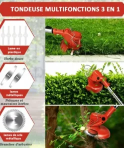 MAGICFOX Débroussailleuse Sans Fil 21V - Coupe Bordures Avec Capot De Protection, 2 Batteries Et Chargeur Pour Jardin, Léger Et Facile 8 MAGICFOX Débroussailleuse Sans Fil 21V - Coupe Bordures Avec Capot De Protection, 2 Batteries Et Chargeur Pour Jardin, Léger Et Facile -Débroussailleuse Soldes Magasin 65747146 3