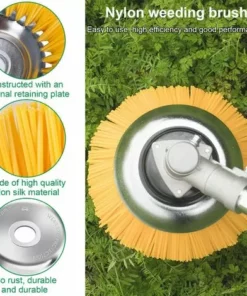 MONLY Brosse Desherbage Debroussailleuse 8 Pouce, Tete Brosse Désherbage En Nylon, Tête De Désherbage Rotative Ronde, Pour Outils De Pelouse Jardin Agriculture 9 MONLY Brosse Desherbage Debroussailleuse 8 Pouce, Tete Brosse Désherbage En Nylon, Tête De Désherbage Rotative Ronde, Pour Outils De Pelouse Jardin Agriculture -Débroussailleuse Soldes Magasin 65757448 3