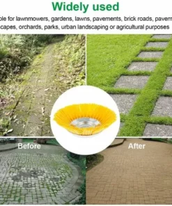 MONLY Brosse Desherbage Debroussailleuse 8 Pouce, Tete Brosse Désherbage En Nylon, Tête De Désherbage Rotative Ronde, Pour Outils De Pelouse Jardin Agriculture 10 MONLY Brosse Desherbage Debroussailleuse 8 Pouce, Tete Brosse Désherbage En Nylon, Tête De Désherbage Rotative Ronde, Pour Outils De Pelouse Jardin Agriculture -Débroussailleuse Soldes Magasin 65757448 4