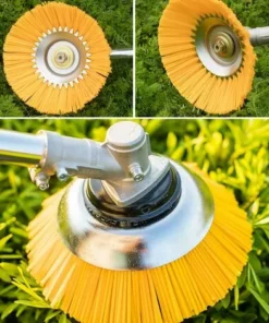 MONLY Brosse Desherbage Debroussailleuse 8 Pouce, Tete Brosse Désherbage En Nylon, Tête De Désherbage Rotative Ronde, Pour Outils De Pelouse Jardin Agriculture 11 MONLY Brosse Desherbage Debroussailleuse 8 Pouce, Tete Brosse Désherbage En Nylon, Tête De Désherbage Rotative Ronde, Pour Outils De Pelouse Jardin Agriculture -Débroussailleuse Soldes Magasin 65757448 5