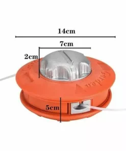 KAEJYIUT Tête De Fil Pour Débroussailleuse, Bobine De Fil, Accessoire M10 X 1,25 Mm, Tête En Aluminium épaisse, Sans Démontage 8 KAEJYIUT Tête De Fil Pour Débroussailleuse, Bobine De Fil, Accessoire M10 X 1,25 Mm, Tête En Aluminium épaisse, Sans Démontage -Débroussailleuse Soldes Magasin 65822574 2
