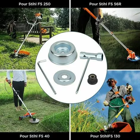 KAEJYIUT Kit Ecrou Tete Debroussailleuse Universelle, Pour Débroussailleuse Thermique, Stihl, Echo, Ryobi Tete 7 KAEJYIUT Kit Ecrou Tete Debroussailleuse Universelle, Pour Débroussailleuse Thermique, Stihl, Echo, Ryobi Tete – Image 5