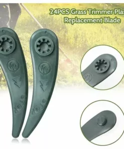 DONTODENT Lot De 24 Lames De Coupe-herbe De Rechange Pour Débroussailleuse Bosch Durablade Art 23-18 Li Art 26-18 Li, Vert 8 DONTODENT Lot De 24 Lames De Coupe-herbe De Rechange Pour Débroussailleuse Bosch Durablade Art 23-18 Li Art 26-18 Li, Vert -Débroussailleuse Soldes Magasin 65869247 2