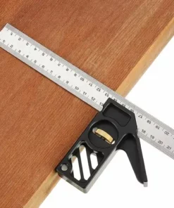 QERSTA Outil De Mesure De Charpentier à Angle De 45 à 90 Degrés Réglable En Alliage D'aluminium De 300 Mm 10 QERSTA Outil De Mesure De Charpentier à Angle De 45 à 90 Degrés Réglable En Alliage D'aluminium De 300 Mm -Débroussailleuse Soldes Magasin 65902258 4