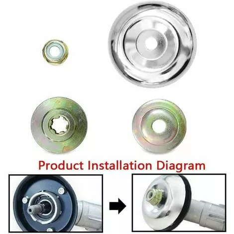 QERSTA 4 Pièces Kit Fixation écrou Lame Boîte, Boîte De Vitesses En Métal Pour Tondeuse à Gazon, Accessoires De Boîte De Vitesses En Métal Pour Tondeuse, Pour Tondeuse à Gazon, Machine Irrigation 7 QERSTA 4 Pièces Kit Fixation écrou Lame Boîte, Boîte De Vitesses En Métal Pour Tondeuse à Gazon, Accessoires De Boîte De Vitesses En Métal Pour Tondeuse, Pour Tondeuse à Gazon, Machine Irrigation – Image 5