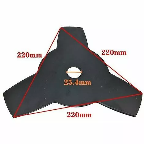 DONTODENT Lame De Coupe à 3 Dents Pour Débroussailleuse 4 DONTODENT Lame De Coupe à 3 Dents Pour Débroussailleuse – Image 2