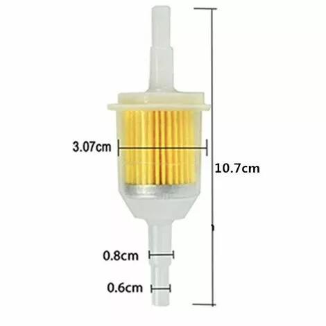 DONTODENT 10 Pcs Filtre à Carburant Universel Carburant Rapide De Filtre à Essence De 6-8mm 6 DONTODENT 10 Pcs Filtre à Carburant Universel Carburant Rapide De Filtre à Essence De 6-8mm – Image 4