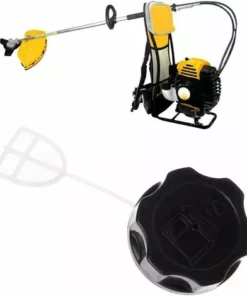 DONTODENT 2PCS Bouchon De Réservoir De Carburant, Remplacement De Bouchon De Réservoir De Carburant De Débroussailleuse Pour Tondeuse à Gazon Coupe-Herbe Pièce De Tronçonneuse Noir -Débroussailleuse Soldes Magasin 65955763 3