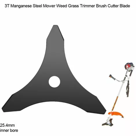 OSQI Lame De Débroussailleuse à Trois Dents, Tranchant De 255 Mm, Alésage : 25,4 Mm 5 OSQI Lame De Débroussailleuse à Trois Dents, Tranchant De 255 Mm, Alésage : 25,4 Mm – Image 3