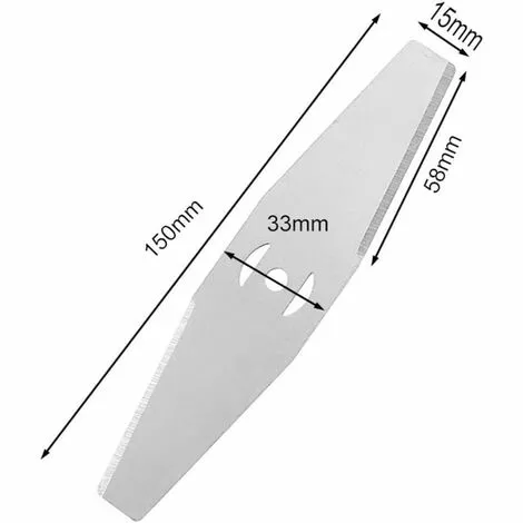 OSQI Lames De Tondeuse à Gazon, Tête De Débroussailleuse En Métal, Lames De Rechange Pour Tondeuse à Gazon 4 OSQI Lames De Tondeuse à Gazon, Tête De Débroussailleuse En Métal, Lames De Rechange Pour Tondeuse à Gazon – Image 2