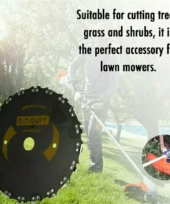 OSQI 20 Dents 9 Pouces Débroussailleuse Lame De Scie Tête De Coupe Vitesse Maximale 10000 TR/Min Accessoires De Tondeuse à Gazon -Débroussailleuse Soldes Magasin 65989545 4