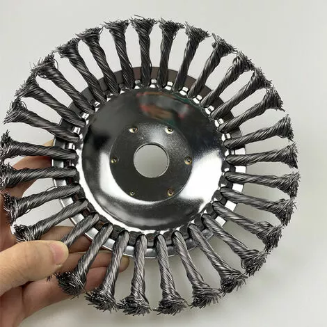 BDD Fil De Tête De Désherbage Disque De Brosse De Roue De Brosse Rotative De 6 Pouces Pour L'agriculture De Jardin D'outils De Pelouse 4 BDD Fil De Tête De Désherbage Disque De Brosse De Roue De Brosse Rotative De 6 Pouces Pour L'agriculture De Jardin D'outils De Pelouse – Image 2