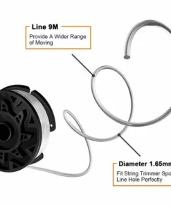 MEZHENG Remplace La Tête De Tonte à Fil De Tonte à Bobine BLACK+DECKER AF-100 -Débroussailleuse Soldes Magasin 66031729 3