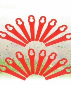KAEJYIUT Tête De Débroussailleuse Lame Coupe Bordure,100pcs Lames En Plastique De Rechange Lame Taille Bordure Lame Plastique Coupe Bordure Lame Coupe Bordur,pour Jardin Et Pelouse Coupe-Bordures Sur Batterie
