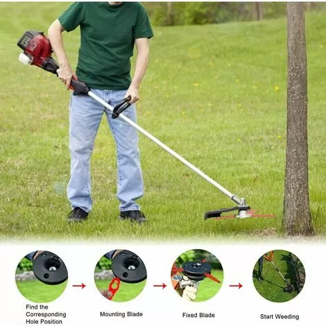 KAEJYIUT Tête De Débroussailleuse Lame Coupe Bordure,100pcs Lames En Plastique De Rechange Lame Taille Bordure Lame Plastique Coupe Bordure Lame Coupe Bordur,pour Jardin Et Pelouse Coupe-Bordures Sur Batterie 6 KAEJYIUT Tête De Débroussailleuse Lame Coupe Bordure,100pcs Lames En Plastique De Rechange Lame Taille Bordure Lame Plastique Coupe Bordure Lame Coupe Bordur,pour Jardin Et Pelouse Coupe-Bordures Sur Batterie – Image 4