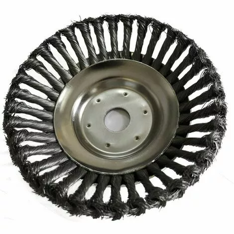 KAEJYIUT Tête Brosse Désherbage Avec Contre-écrou Pour Débroussailleuse, Plateau Désherbage En Fil D'acier Universel, Tête D'herbe Roue Au Manganèse Brosse Pièces De Rechange 4 KAEJYIUT Tête Brosse Désherbage Avec Contre-écrou Pour Débroussailleuse, Plateau Désherbage En Fil D'acier Universel, Tête D'herbe Roue Au Manganèse Brosse Pièces De Rechange – Image 2