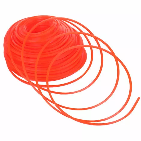 LIFCAUSAL Tondeuse à Fil En Nylon De Qualité Professionnelle Débroussailleuse Débroussailleuse Fil De Tonte Accessoire De Tondeuse à Gazon 2.7mm * 80000mm Carré 4 LIFCAUSAL Tondeuse à Fil En Nylon De Qualité Professionnelle Débroussailleuse Débroussailleuse Fil De Tonte Accessoire De Tondeuse à Gazon 2.7mm * 80000mm Carré – Image 2