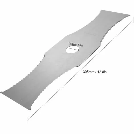 LIFCAUSAL Lame De Tondeuse à Gazon épaissie En Acier Lame De Débroussailleuse En Dents De Scie Pièces De Coupe-herbe Lame De Désherbage 7 LIFCAUSAL Lame De Tondeuse à Gazon épaissie En Acier Lame De Débroussailleuse En Dents De Scie Pièces De Coupe-herbe Lame De Désherbage – Image 5