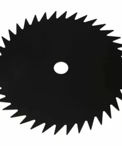 Lame à Dents Compatible Avec La Plupart Des Débroussailleuses (255 X 40) Noir,Adélala