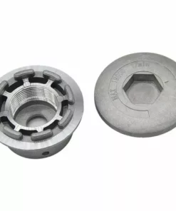 Aluminium Fils Tête Coupe-bordure Tête Double Fil Bobine Tête Fil Nylon Pour Débroussailleuse à Essence Tondeuse à Gazon,Adélala -Débroussailleuse Soldes Magasin 66382114 3