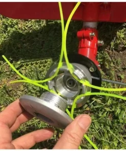 Aluminium Fils Tête Coupe-bordure Tête Double Fil Bobine Tête Fil Nylon Pour Débroussailleuse à Essence Tondeuse à Gazon,Adélala -Débroussailleuse Soldes Magasin 66382114 5