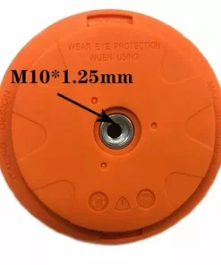 Tête De Fil Pour Débroussailleuse, Bobine De Fil, Accessoire M10 X 1,25 Mm, Tête En Aluminium épaisse, Sans Démontage,Adélala -Débroussailleuse Soldes Magasin 66383788 2
