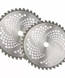 Lot De 2 Lames De Scie Circulaire De Rechange Pour Débroussailleuse - 40 Dents - Trou De 1",Adélala