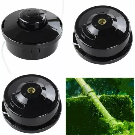 Têtes à Double Fil Pour Débroussailleuse Universelle Nylon Bobine De Rechange Et Tête De Coupe M10 X 1,25 Pour Débroussailleuse Bobine De Fil Avec Pointe Automatique (2pcs) Ephé 5 Têtes à Double Fil Pour Débroussailleuse Universelle Nylon Bobine De Rechange Et Tête De Coupe M10 X 1,25 Pour Débroussailleuse Bobine De Fil Avec Pointe Automatique (2pcs) Ephé – Image 3