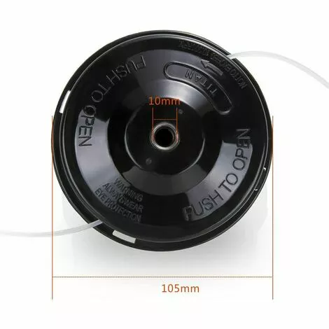 Têtes à Double Fil Pour Débroussailleuse Universelle Nylon Bobine De Rechange Et Tête De Coupe M10 X 1,25 Pour Débroussailleuse Bobine De Fil Avec Pointe Automatique (2pcs) Ephé 7 Têtes à Double Fil Pour Débroussailleuse Universelle Nylon Bobine De Rechange Et Tête De Coupe M10 X 1,25 Pour Débroussailleuse Bobine De Fil Avec Pointe Automatique (2pcs) Ephé – Image 5