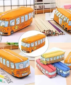 BENOBBY KIDS Trousse Bus Petit Animal, Sac à Crayons Pour Voiture En Toile De Grande Capacité, Personnalisé Grande Capacité Mignon étui à Crayons, Trousse D'autobus Scolaire Mignonne, Pour Garçons Et Filles 10 BENOBBY KIDS Trousse Bus Petit Animal, Sac à Crayons Pour Voiture En Toile De Grande Capacité, Personnalisé Grande Capacité Mignon étui à Crayons, Trousse D'autobus Scolaire Mignonne, Pour Garçons Et Filles -Débroussailleuse Soldes Magasin 66626790 4