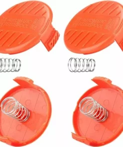 GRID COOL Capuchons De Bobine, Capuchons De Bobine 4 Pièces Capuchon De Bobine De Tondeuse, Accessoires De Débroussailleuse, Capuchons De Bobine En ABS Pour Black-Decker, Tondeuse à Gazon Rc-100-P -Débroussailleuse Soldes Magasin 66756948 3