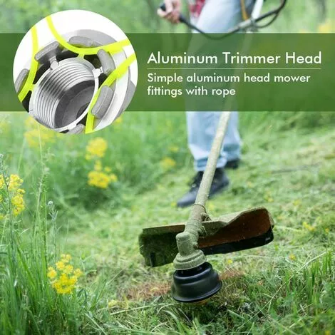 GRID COOL Tete Debroussailleuse Universelle, Tete Debroussailleuse 4 Fils, Aluminium Tete Fil Débroussailleuse Accessoire De Débroussailleuse Pour Tondeuse à Gazon, 72 X 44.5 Mm 6 GRID COOL Tete Debroussailleuse Universelle, Tete Debroussailleuse 4 Fils, Aluminium Tete Fil Débroussailleuse Accessoire De Débroussailleuse Pour Tondeuse à Gazon, 72 X 44.5 Mm – Image 4