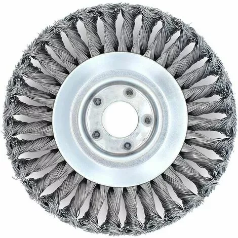 DENUOTOP TêTe De Tondeuse, Brosse MéTallique Robuste De Remplacement De La TêTe De Tondeuse à Disque Pour Les Zones Envahies Par La VéGéTation, L'Herbe Dans Les Coins, La Mousse, Les Jardins, Les Pelouses - Trou De 25,4 Mm (15cm). 3 DENUOTOP TêTe De Tondeuse, Brosse MéTallique Robuste De Remplacement De La TêTe De Tondeuse à Disque Pour Les Zones Envahies Par La VéGéTation, L'Herbe Dans Les Coins, La Mousse, Les Jardins, Les Pelouses - Trou De 25,4 Mm (15cm).