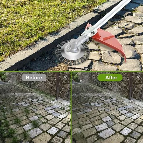 OCXIN Brosse à Désherber, Brosse à Désherber, Brosse à Désherber, Débroussailleuse, Débroussailleuse, Brosse Métallique, Débroussailleuse, Brosse Ronde, Brosse En Acier, Brosse à Joints Pour Un Désherbage Efficace, Tondeuse à Gazon, Tondeuse à Désherber 5 OCXIN Brosse à Désherber, Brosse à Désherber, Brosse à Désherber, Débroussailleuse, Débroussailleuse, Brosse Métallique, Débroussailleuse, Brosse Ronde, Brosse En Acier, Brosse à Joints Pour Un Désherbage Efficace, Tondeuse à Gazon, Tondeuse à Désherber – Image 3