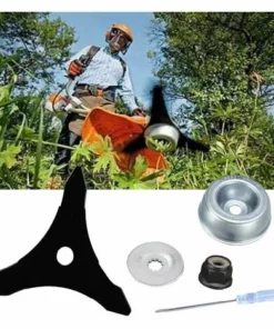 FLETéçA 12"x 3T Lame De Débroussailleuse Avec Kit D'entretien D'accessoire D'adaptateur De Lame De Tondeuse à Gazon De Machine De Jardinage Pour Mauvaises Herbes Fraîches Et Tondeuse. 8 FLETéçA 12"x 3T Lame De Débroussailleuse Avec Kit D'entretien D'accessoire D'adaptateur De Lame De Tondeuse à Gazon De Machine De Jardinage Pour Mauvaises Herbes Fraîches Et Tondeuse. -Débroussailleuse Soldes Magasin 66962405 3